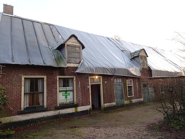 Huisontruiming boerderij van Oranjerie buitenplaats / landgoed Huis Ter Leede te Sassenheim