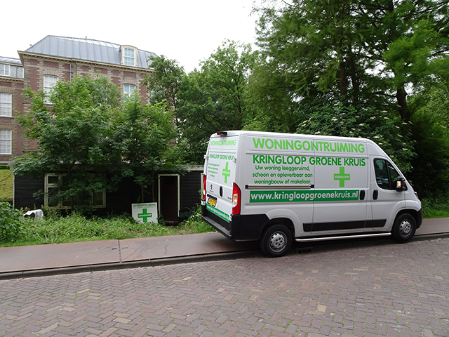 Huis leeghalen woonboot Morssingel - Leiden